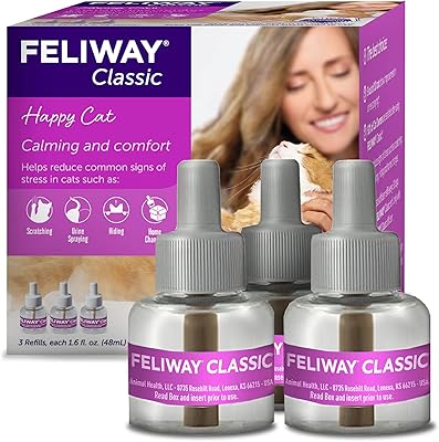 Soothing pheromone for feliway cats, recharge 30 days, pack of 3.. DIAYTAR NIGERIA makes online shopping accessible to all with budget-friendly prices and reliable delivery.