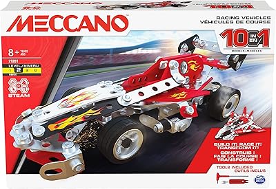 Meccano, construction kit for 10 in 1 steam car model with 225 pieces and real tools, children's toys from 8 years old.. Your digital shopping destination, DIAYTAR NIGERIA combines variety with affordability and quick delivery.
