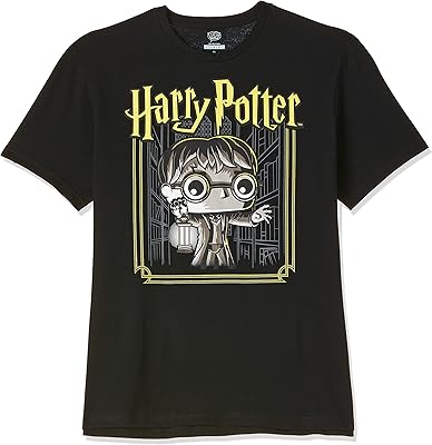 T -shirt Funko Pop Harry Potter: Harry Potter library (L) - 59001.. DIAYTAR NIGERIA connects you with thousands of products at competitive prices, delivered within a week.
