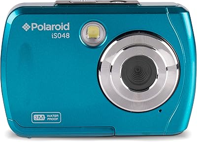 Digital camera Polaroid 8400YL with 2.4-inch LCD screen, Sarcelle blue (IX-001-TEAL).. Discover shopping made effortless with DIAYTAR NIGERIA's comprehensive platform and quick shipping.