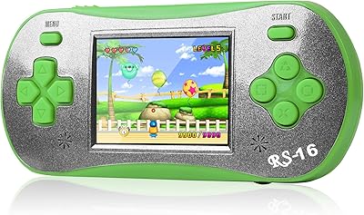 Portable gaming console with 2.5 inch color screen preloaded with 260 classic retro video games without wifi for children and adults, birthday gift (green).. DIAYTAR NIGERIA brings the marketplace to your home with budget-friendly prices and nationwide delivery.