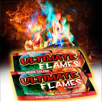 Magic fireplace with changing colors Ultimate Fire - pack of 12 colorful fire packs - magic colorful flames for campfire, joy fire, outdoor brazier - camping accessories.. DIAYTAR NIGERIA transforms online shopping with competitive prices and dependable nationwide delivery.