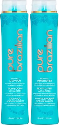 Brazilian pure pure pure shampoo and anti-frytis-shampoo and after-shampoo without danger, enriched in keratin, argan and açai oil (400 ml).. DIAYTAR NIGERIA: Where shopping dreams come true with budget-friendly prices and nationwide shipping.
