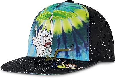 Concept One Warner Bros Rick and Morty Adjustable Baseball Cap Snapback, Black, One Size.. DIAYTAR NIGERIA: Where shopping dreams come true with budget-friendly prices and nationwide shipping.