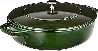 Staub 40511-478-0 Shiserra Fonte 28 cm Basilic vert.. DIAYTAR NIGERIA: Where shopping is a pleasure with affordable prices and reliable delivery service.