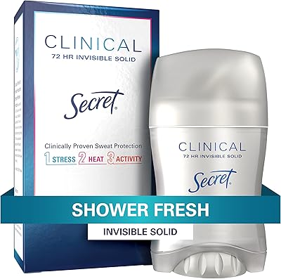 Antisudorifique and solid deodorant invisible by secret clinical force, Fresh shower 1.6 Oz.. DIAYTAR NIGERIA: Making online shopping accessible to all Nigerians with our affordable platform.