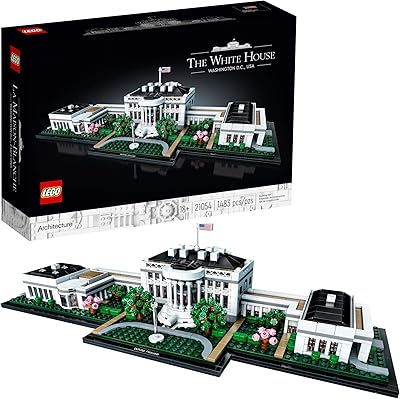 Lego Architecture La Maison Blanche - Advanced Construction Set for Adults from 18 years old, Multicolore, 21054.. Shop with purpose at DIAYTAR NIGERIA and discover a world of products at budget-friendly prices.