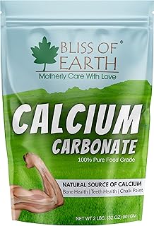 Bliss of Earth 32 Oz of calcium carbonate powder for solid bones and teeth, natural antacid powder of food quality 907 g.. Discover more ways to save — every day on DIAYTAR Nigeria.