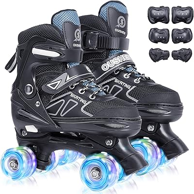 CeleToy Celetoy Rock Patins, Rollers for Adjustable Size Girls For Beginner Children, Root pads for toddlers with 8 light wheels, Outdoor wheeled skating for boys, girls, skating shoes for 3 to 12 years old.. Experience the ease of digital shopping with DIAYTAR NIGERIA's affordable and diverse marketplace.