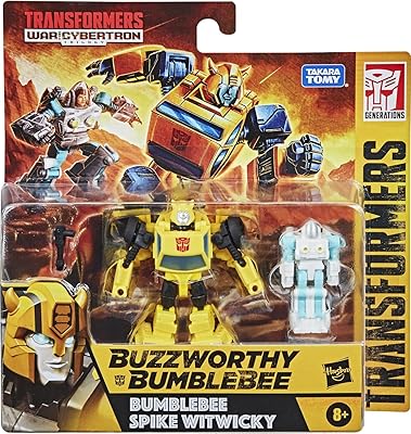 Transformers bumblebee bumblebee war pour cybertron core bumblebee et spike witwicky, paquet de 2.. Unlock access to a wide range of products with DIAYTAR NIGERIA's affordable e-commerce platform.