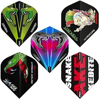 Red Dragon Peter Wright Snakebit Hardcore Flight Pack - 5 sets per pack.. Transform your online shopping experience with DIAYTAR NIGERIA's affordable and diverse marketplace.