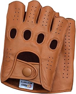 Half finger-free seamless leather gloves for men for men for driving and motorcycles.. DIAYTAR NIGERIA makes quality accessible to all with our affordable prices and quick delivery service.