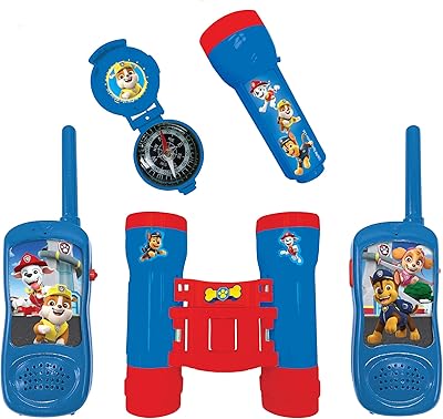 Lexi Book Paw Patrol Chase - Children's Adventure Pack, Talkie -Walkie, twins, compass and pocket lamp, blue/red, RPTW12PA.. DIAYTAR NIGERIA delivers on every promise with our affordable prices and nationwide delivery service.