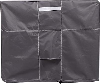 Air conditioning air conditioning cover Outdoor air conditioner cover condensation unit with complete design waterproof for outdoors.. DIAYTAR NIGERIA delivers happiness in 5-8 days with our affordable and diverse product range.