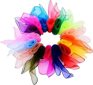 Tecunite square dance scarf 32 pieces for children, magic scarves, 24 x 24 inches, 16 colors.. Your go-to destination for affordable online shopping, DIAYTAR NIGERIA delivers in under 8 days.