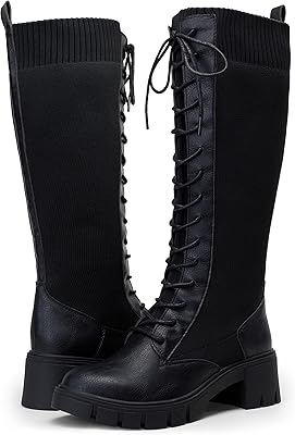 Women's febose boots, 953-black platform, 40 eu.. DIAYTAR NIGERIA: Redefining e-commerce with affordable prices and reliable nationwide shipping.