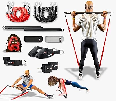 VPX Pro Fitness Home Gym 3.0 | Accessories 14 pieces | Adjustable lifting system | Replacement of weight and cables and machine drive with suspension resistance force | For men and women | up to 99.8 kg of maximum resistance.. Enjoy effortless shopping and speedy delivery with DIAYTAR Nigeria.