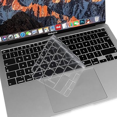 Ultra -fine TPU keyboard shell compatible with MacBook Air 13 inch Version 2020 A2337 M1 A2179, transparent and flexible protective shell, EU arrangement.. Shop from our extensive catalog at DIAYTAR NIGERIA and enjoy doorstep delivery in just 5-8 days.