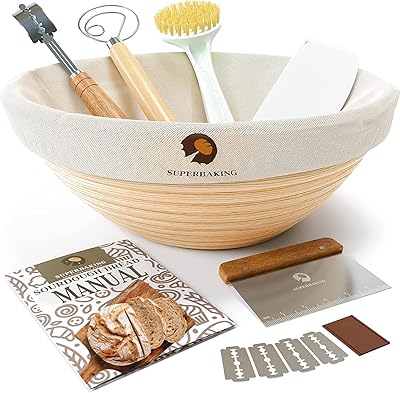 Set of panettone Super Panning bread baskets, 9 -inch round basket for bread manufacturing tools, panettone basket and cooking supplies, craft pastry set, Bakers' gifts.. Discover a world of choices with DIAYTAR NIGERIA's extensive marketplace and prompt shipping service.