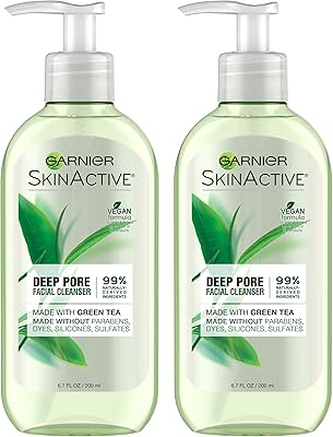 Garnier Skin Active Face Cleaner with green tea for oily skins 190 ml (Pack of 2).. Looking for quality and speed? You’ll find both at DIAYTAR Nigeria.