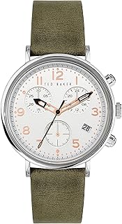 Mimosa Khaki Chrono watch with leather bracelet (model: BKPMMF1259i), green, chronograph, canned gray, chronograph.. Shop from anywhere in Nigeria with DIAYTAR's extensive selection and budget-friendly shipping options.