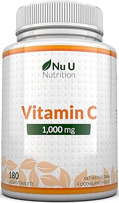 Vitamin C 1000 mg | 180 tablets (supply for 6 months) | Ascorbic acid, adapted to vegetarians and vegans from No You Nutrition.. Your complete shopping solution, DIAYTAR NIGERIA offers extensive variety with budget-friendly delivery.