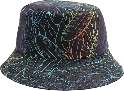 Bob hat with reversible fashionable female stripes for women and men, outdoor travel, multicolored, 30.. Shop smarter, not harder with DIAYTAR NIGERIA - thousands of products at your fingertips with affordable delivery.