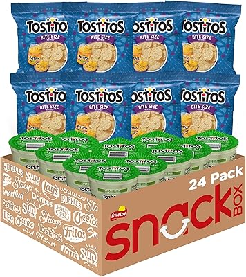 Varied pack of chips froto-ley tostitos biteize rounds and salsa dips at the avocado, (package of 24).. DIAYTAR NIGERIA combines affordability with convenience, delivering your purchases within 5-8 days.