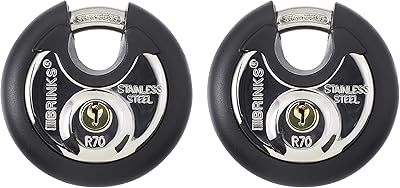 BRINKS - Steel Steel Commercial Steel Tracking lock, 2 - Stainless steel body with stainless steel clasp.. Shop from anywhere in Nigeria with DIAYTAR's extensive selection and budget-friendly shipping options.