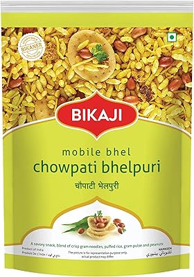 Bikaji chowpati bhelpuri - 300 g bag | crispy and crunchy | made