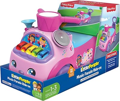 Fisher-Price riding toys with parade music and operating on battery, model 64799.. DIAYTAR NIGERIA delivers more than purchases - we deliver affordable shopping solutions within the week.