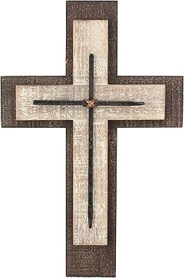 White and brown Wood Wall Wooden Cross Rustic Style for Decoration.. Discover the joy of choice with DIAYTAR NIGERIA's extensive selection and budget-friendly shipping.