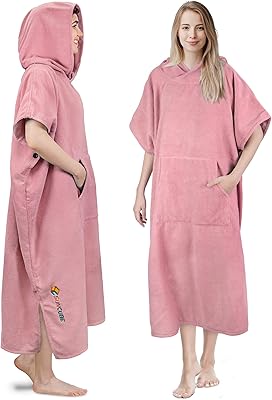 Changing bathrobe with hood | thick microfiber swimsuit with fast drying, changing towel with pocket for surfing, beach, swimming, outdoor sports.. Shop from our extensive catalog at DIAYTAR NIGERIA and enjoy doorstep delivery in just 5-8 days.
