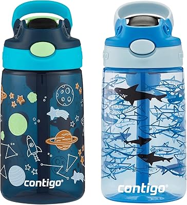 Children's contigo water bottle with straw pack of 2.. Shop with purpose at DIAYTAR NIGERIA and receive your purchases at unbeatable prices within the week.