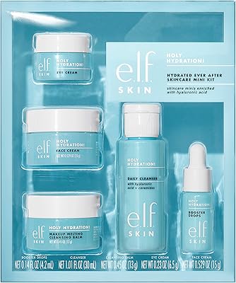 E.L.F. Skin Hydrateled Ever After Mini Skin Care Kit, Cleaner, Makeover, Hydrating and Eye Cream to hydrate the skin, Sizes of the United States Transport Department.. Experience the DIAYTAR difference with our vast product selection and delivery within 5-8 days.
