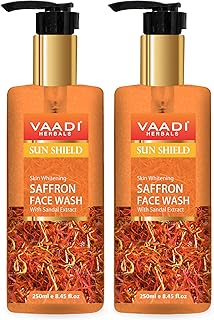 FADI Herbals PVT Ltd Lightening Face Cleaner with saffron with sandalwood extract, 250 ml (pack of 2).. DIAYTAR NIGERIA delivers happiness in 5-8 days with our affordable and diverse product range.