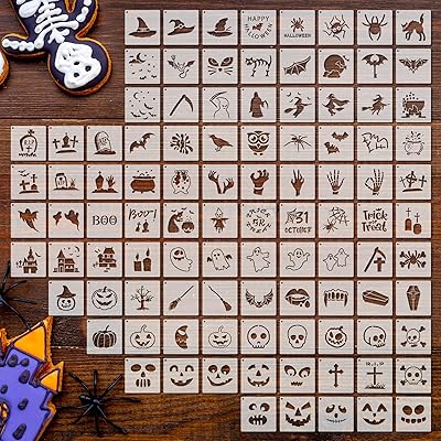 100 pieces of reusable wooden paint stencils Holidays Decoration models.. No stress, no delays — DIAYTAR Nigeria is your trusted shopping partner.