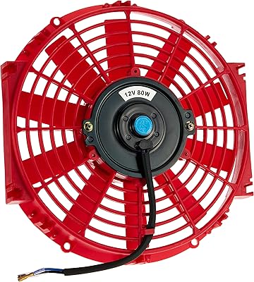 DNA MOTORIGE High performance Electricity Fan 10 inch with installation kit (red).. DIAYTAR NIGERIA: Redefining e-commerce with affordable prices and reliable nationwide shipping.