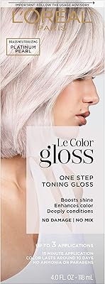 L'Oréal Paris the color gloss one step in shower Tonating varnish for hair.. Experience shopping satisfaction with DIAYTAR NIGERIA's vast selection and budget-friendly delivery options.