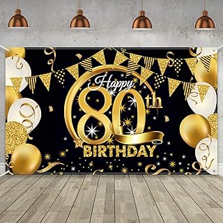 Birthday party in black and gold fabric for photo background decoration photo, birthday party supplies, 72.8 x 43.3 inch (80).. Join millions of satisfied shoppers using DIAYTAR Nigeria every day.