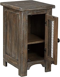 Design signature by Ashley - Actoint table with Daniel Ridge chair with fixed shelf, Brown.. Your go-to destination for affordable online shopping, DIAYTAR NIGERIA delivers in under 8 days.