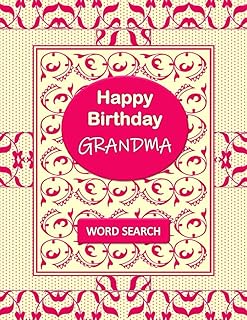 Happy Birthday Grandmother Word search book: 50 to find puzzles.. Your ideal shopping partner, DIAYTAR NIGERIA offers extensive variety with reliable nationwide shipping.
