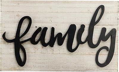 Wooden panels of the Loft Paris family for the decoration of the house, rustic farm decor, faded white background and black 3D letters.. DIAYTAR NIGERIA brings the marketplace to your home with budget-friendly prices and nationwide delivery.