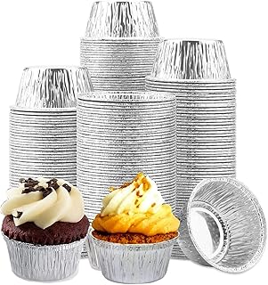 Small ramekins in aluminum leaf disposable cooking cups [150 package].. DIAYTAR NIGERIA: Where every shopping need is met with affordable prices and timely delivery.