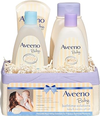 Aveeno Baby Mommy & Me Daily Bath Gift Box including a cleaner.. DIAYTAR NIGERIA: Making online shopping accessible with affordable prices and nationwide delivery service.
