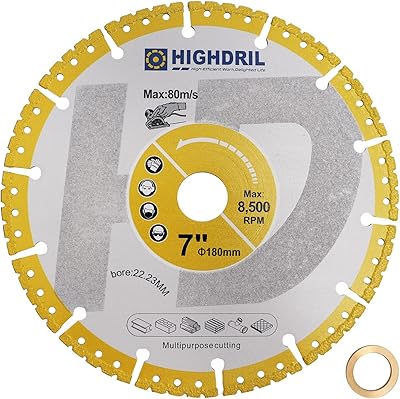 Hydrill 7 "/180mm robust diamond cutting blade for cutting/crimping all use for stainless steel sheet.. No delays, no drama — just fast, affordable shopping with DIAYTAR Nigeria.
