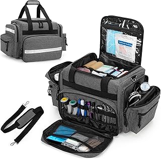 Damiro empty medical bag with removable separators, ideal for nurses, physiotherapists and doctors (bag only), gray.. Enjoy a hassle-free shopping experience with DIAYTAR Nigeria, where products are categorized for your convenience and delivery is always on time.