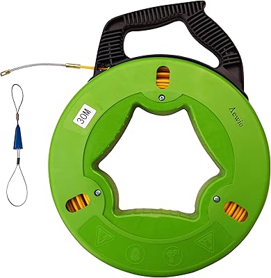 Oyo fiberglass electric cable reel, 30 meters (100 feet) (green lid).. Discover a world of choices with DIAYTAR NIGERIA's extensive marketplace and prompt shipping service.