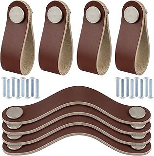 Silvetec 8 pieces handles of DIY leather drawer with screws for home furniture, office furniture, cabinet and bags (general size).. Discover endless shopping possibilities at DIAYTAR NIGERIA, with budget-friendly prices and reliable delivery.
