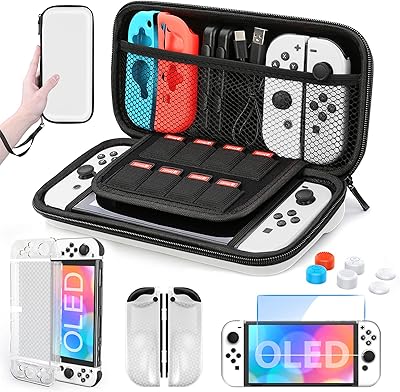 Highstop Nintendo Switch transport case OLED 9 -in -1 accessory kit for OLED.. DIAYTAR NIGERIA brings the joy of affordable shopping to your fingertips with delivery in less than 8 days.